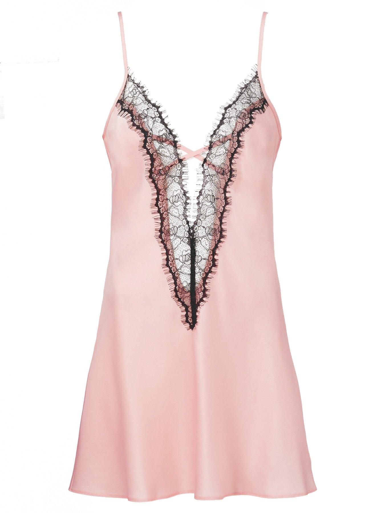 Image 4 of 4 of Ann Summers Cherryann Chemise - Light Pink