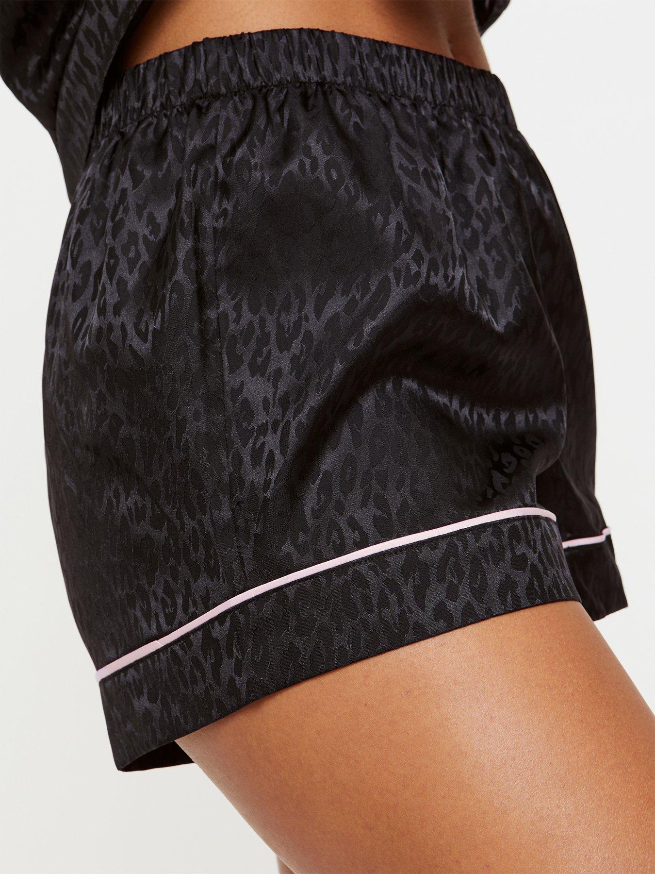 Ann Summers Signature Satin PJ Set Black Very
