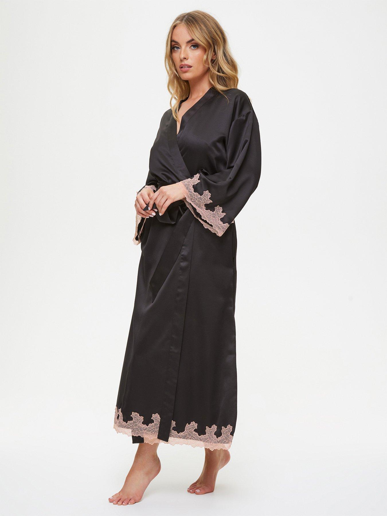 Image 1 of 5 of Ann Summers Sorella Maxi Robe - Black