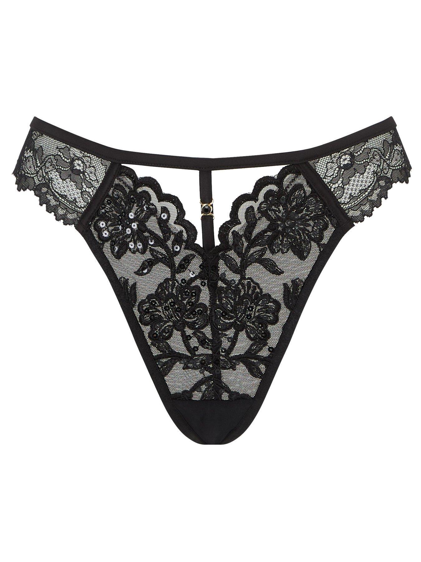 Image 4 of 4 of Ann Summers The Icon Thong - Black