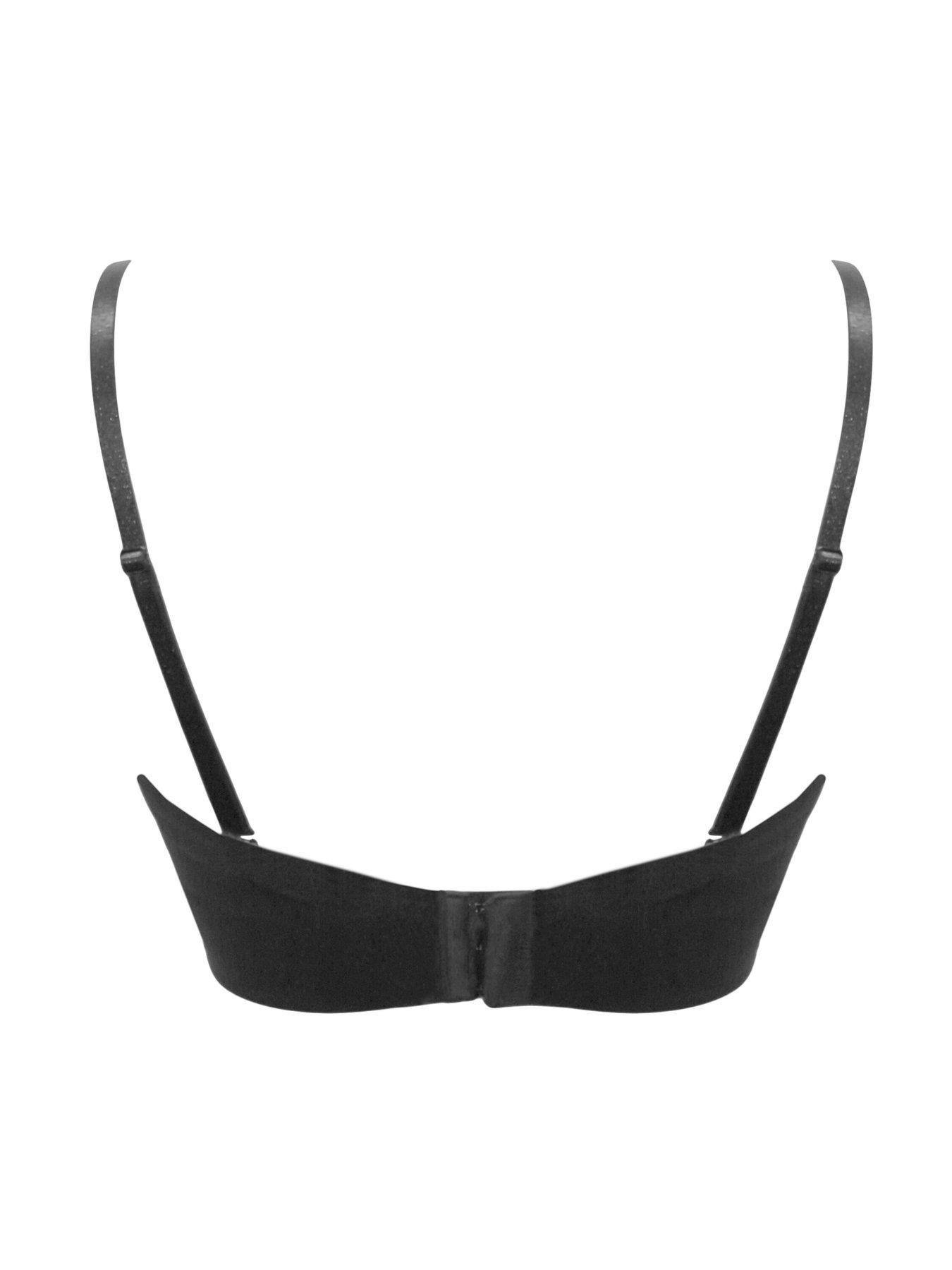 Image 4 of 4 of Pour Moi Definitions Low Back Bustier - Black