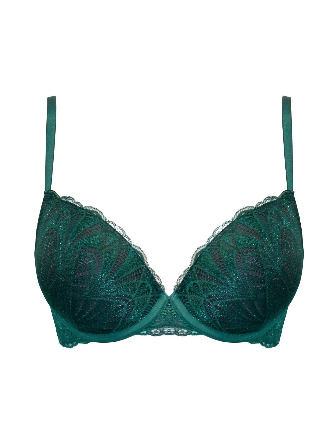Image 3 of 4 of Pour Moi New Romance Padded Push-Up Plunge Bra