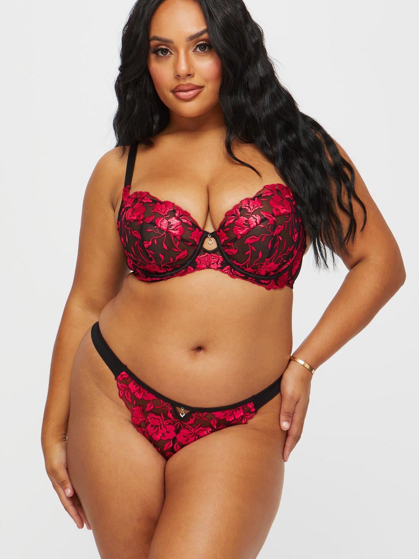 Image 1 of 3 of Ann Summers The Hero Full Support Non Padded Bra - Black/Multi