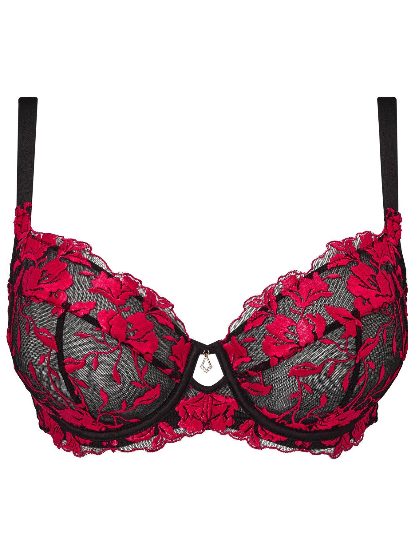 Image 3 of 3 of Ann Summers The Hero Full Support Non Padded Bra - Black/Multi