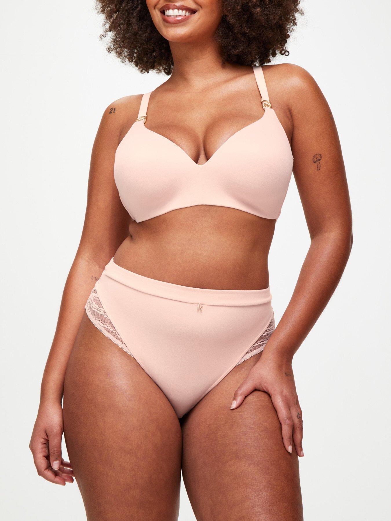 Knickerbox Charlotte Padded Non Wire Bra, Light Pink, Size 36C, Women