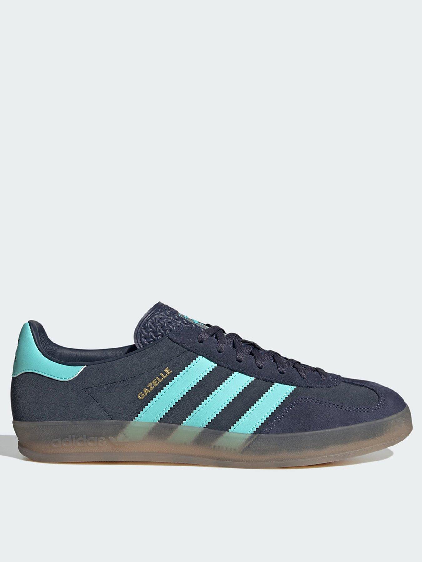 adidas Originals Gazelle Indoor Shoes - Blue, Blue, Size 9.5, Men