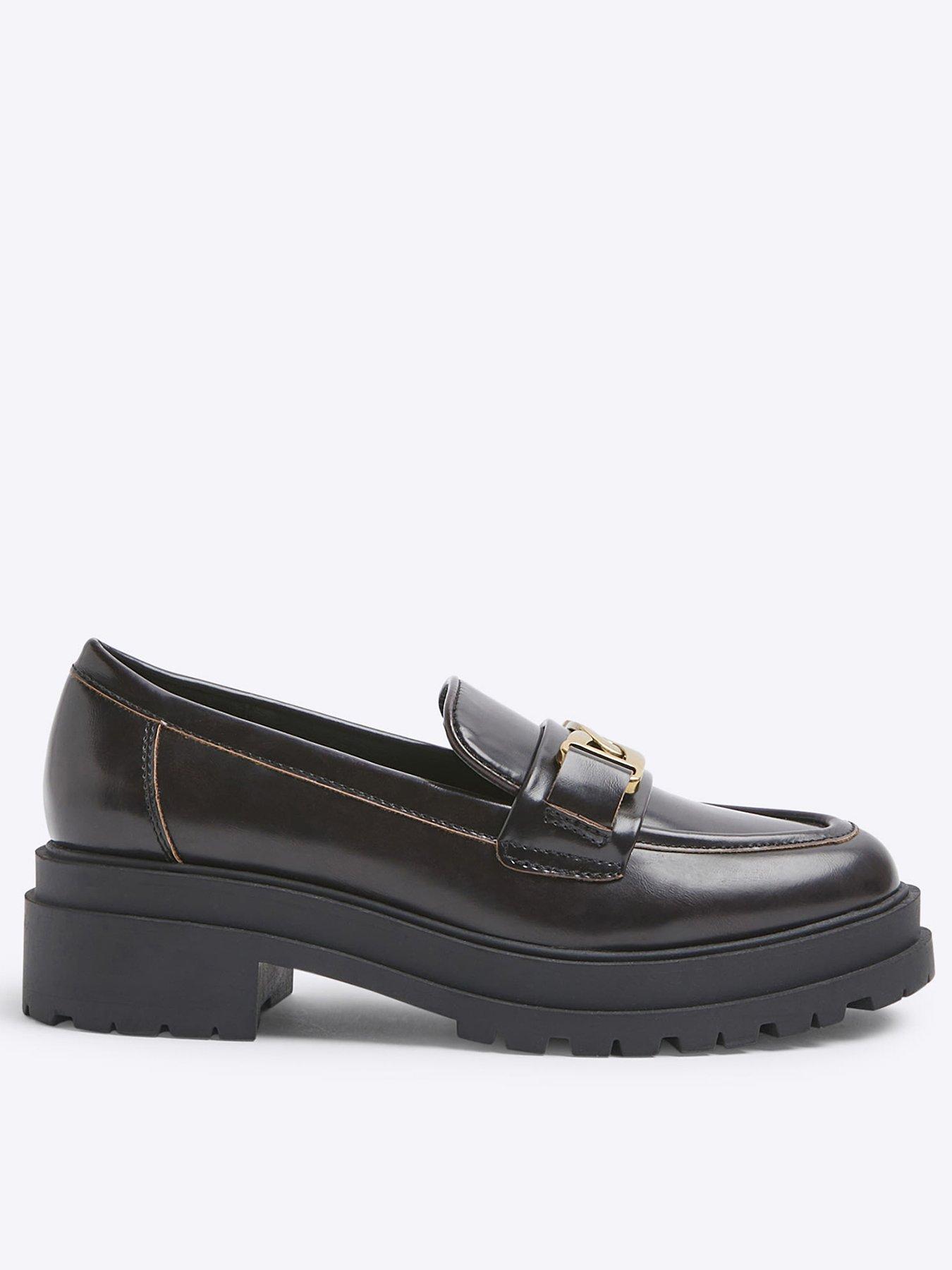 River Island Trim Chunky Loafers