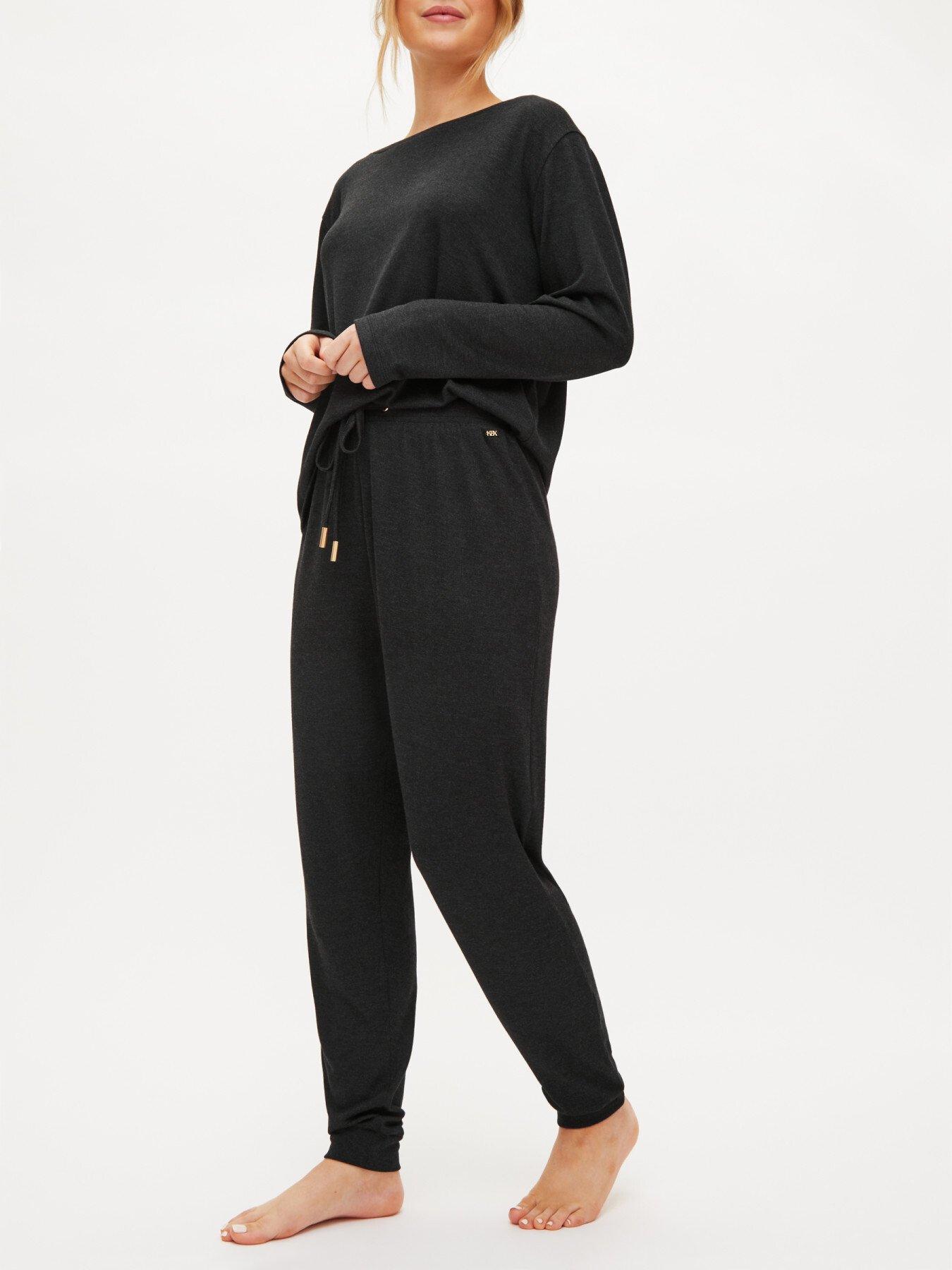 Womens black loungewear sale