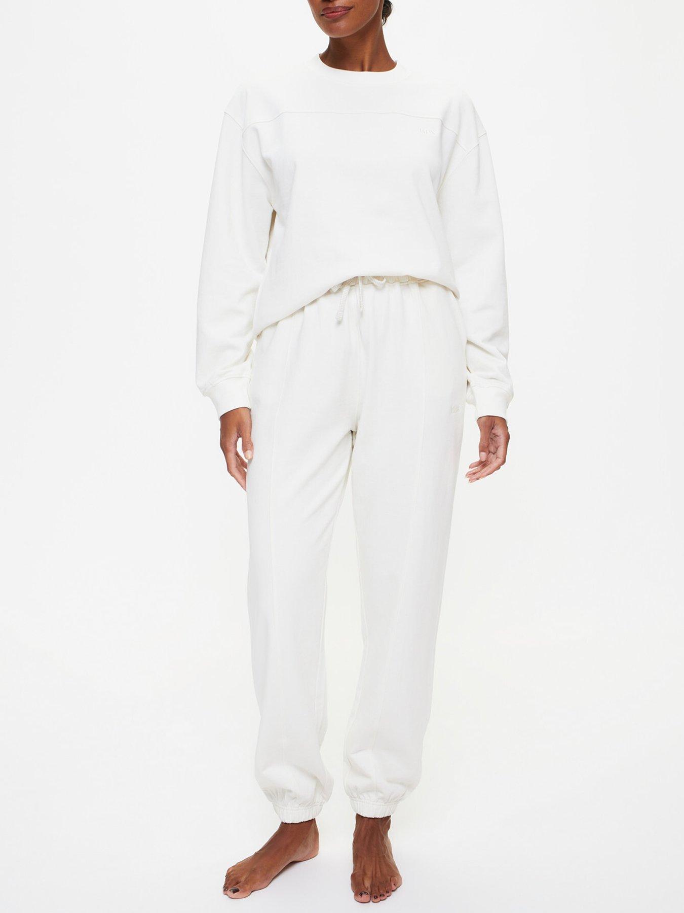 undefined Jessica Sweat Jogger - White