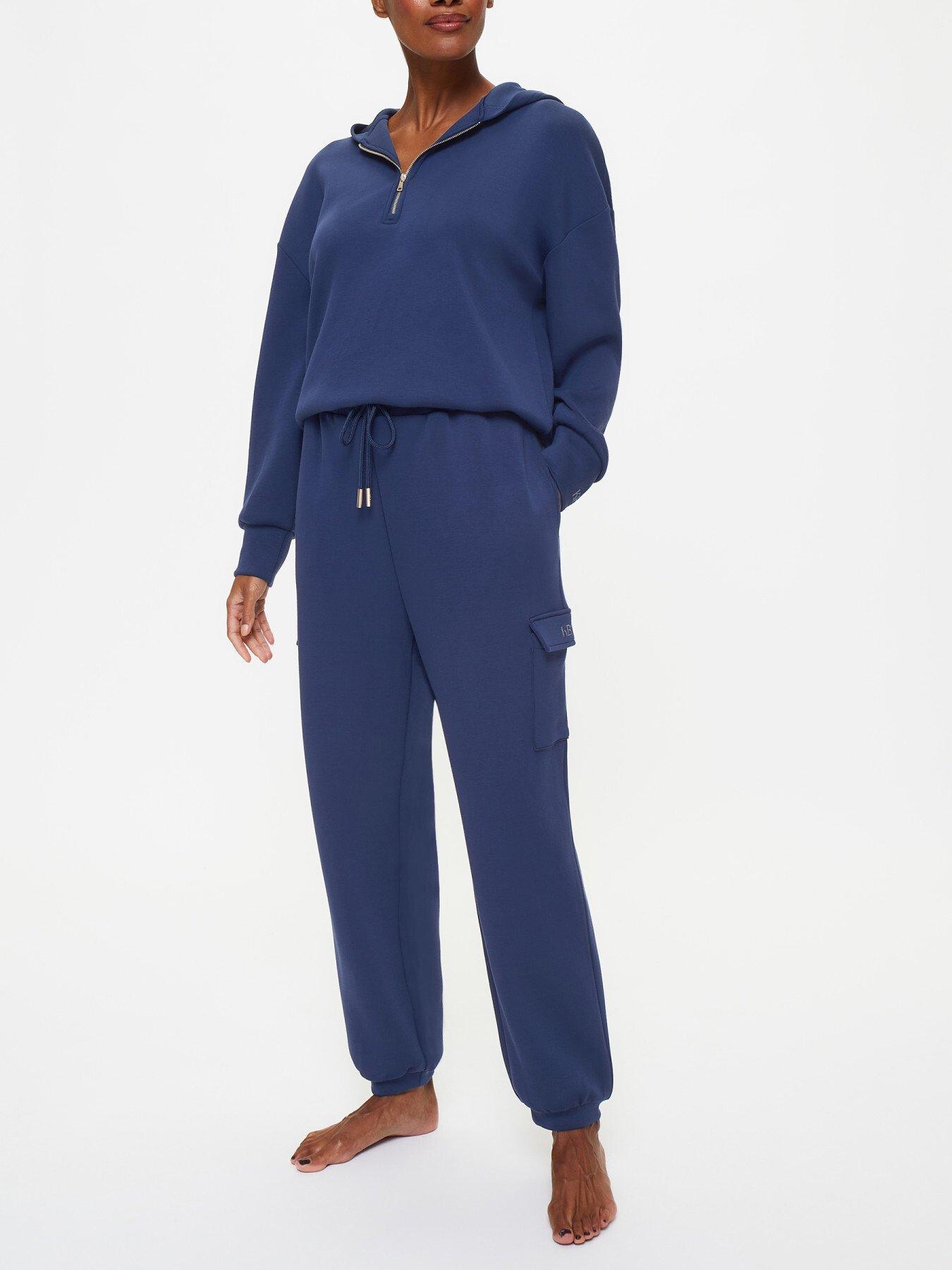 KBX Sarina Scuba Sweat Jogger - Dark Blue