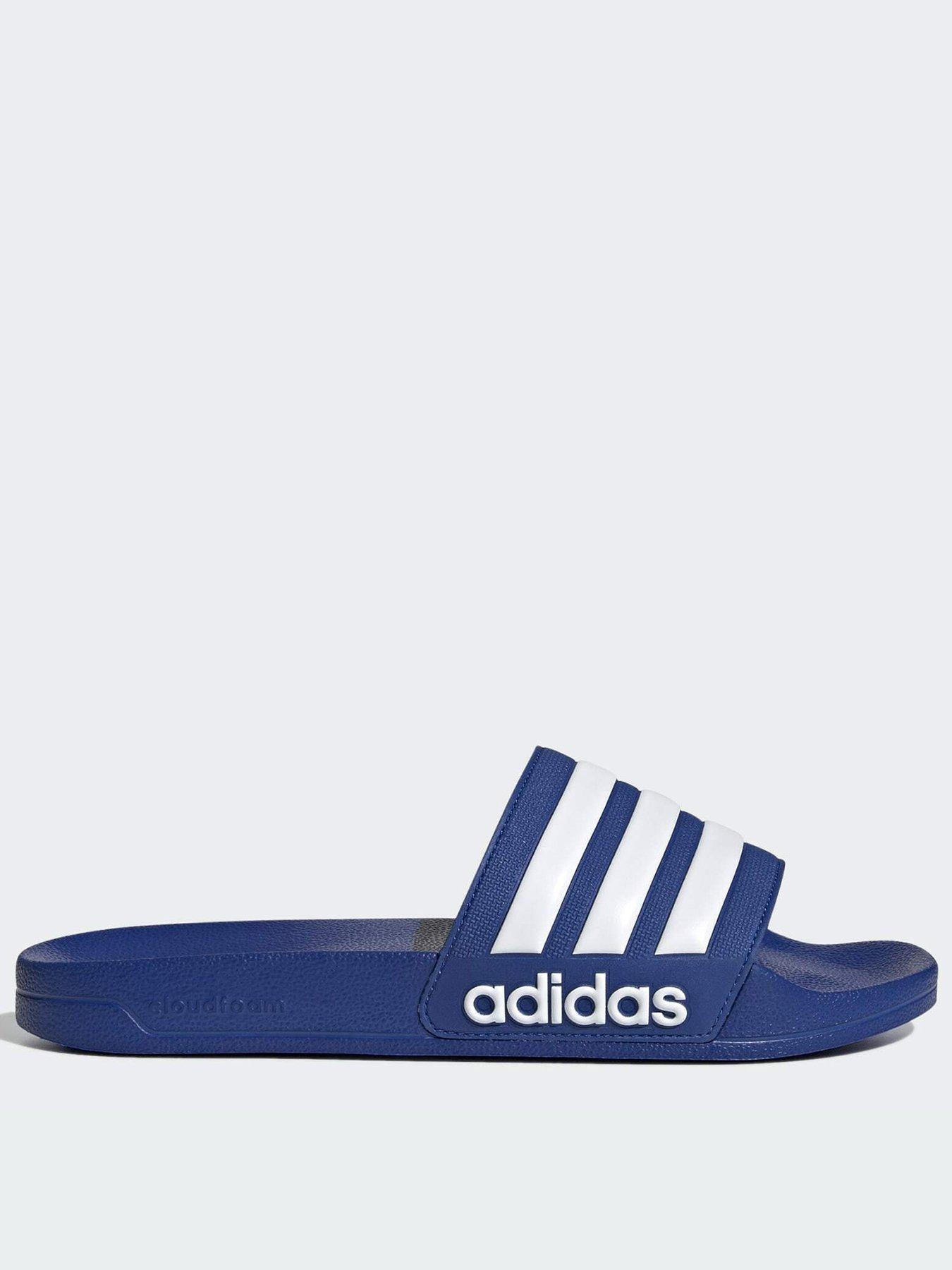 adidas Adilette Shower Slides, Black, Size 11, Men