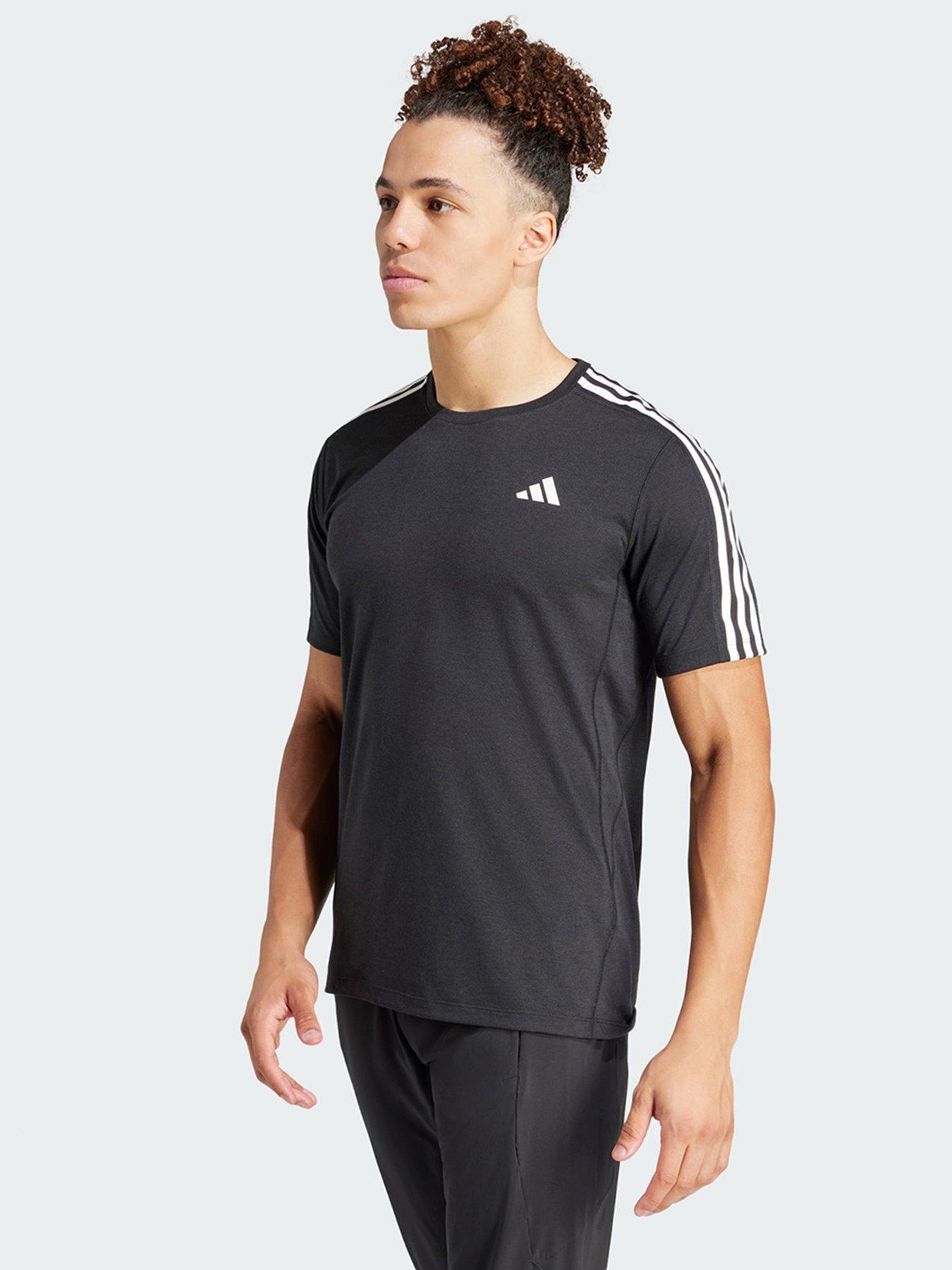 undefined Own the Run 3-Stripes Tee