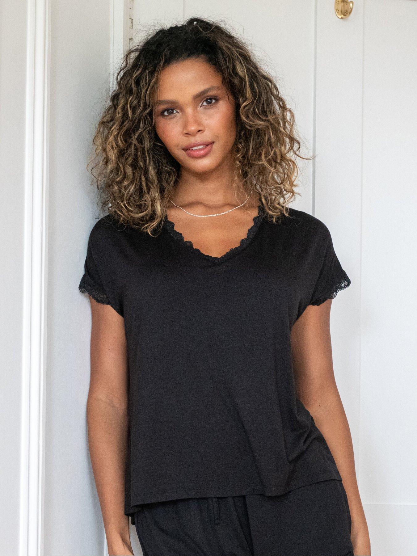 Image 1 of 4 of Pour Moi Sofa Loves Lace Hidden Support T-Shirt