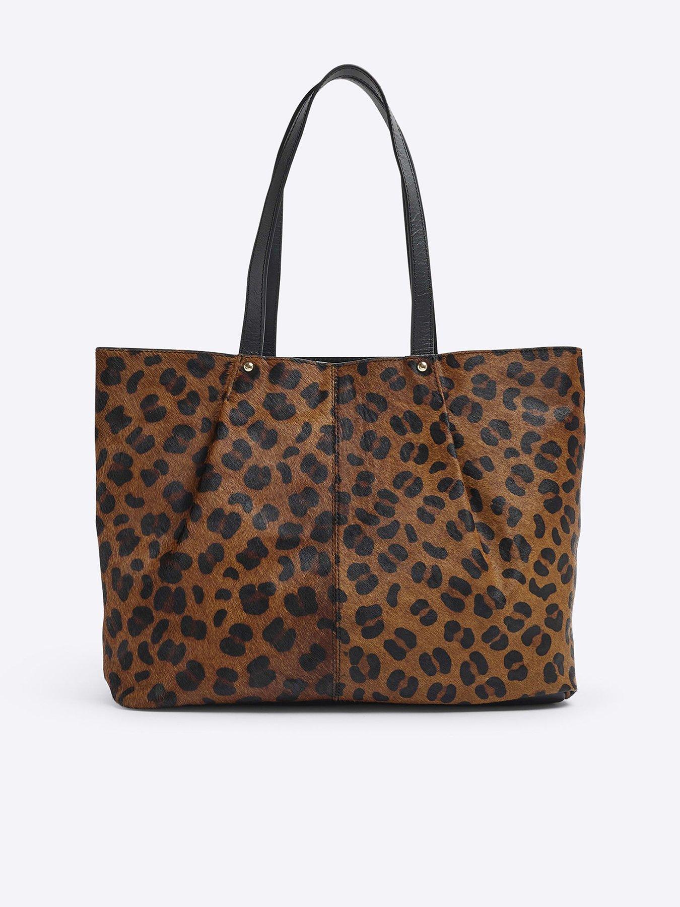 Leopard print river island bag shop