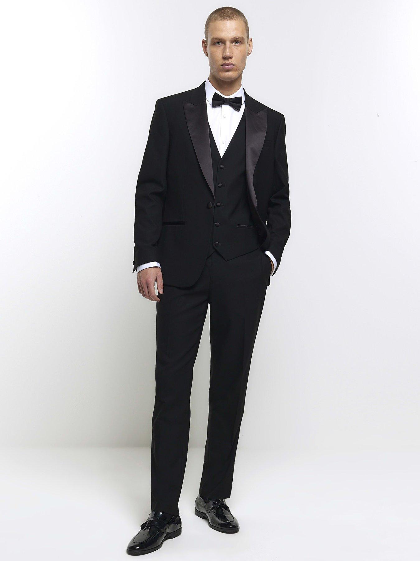 Bow Tie River Island White Tux Dress Buy River Island Black Ground