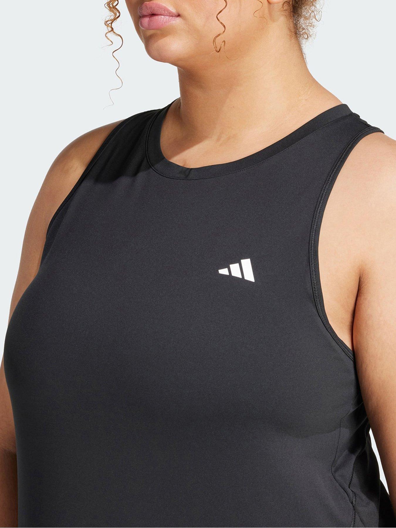 Image 3 of 5 of adidas Designed for Training Tank (Plus Size) - Black