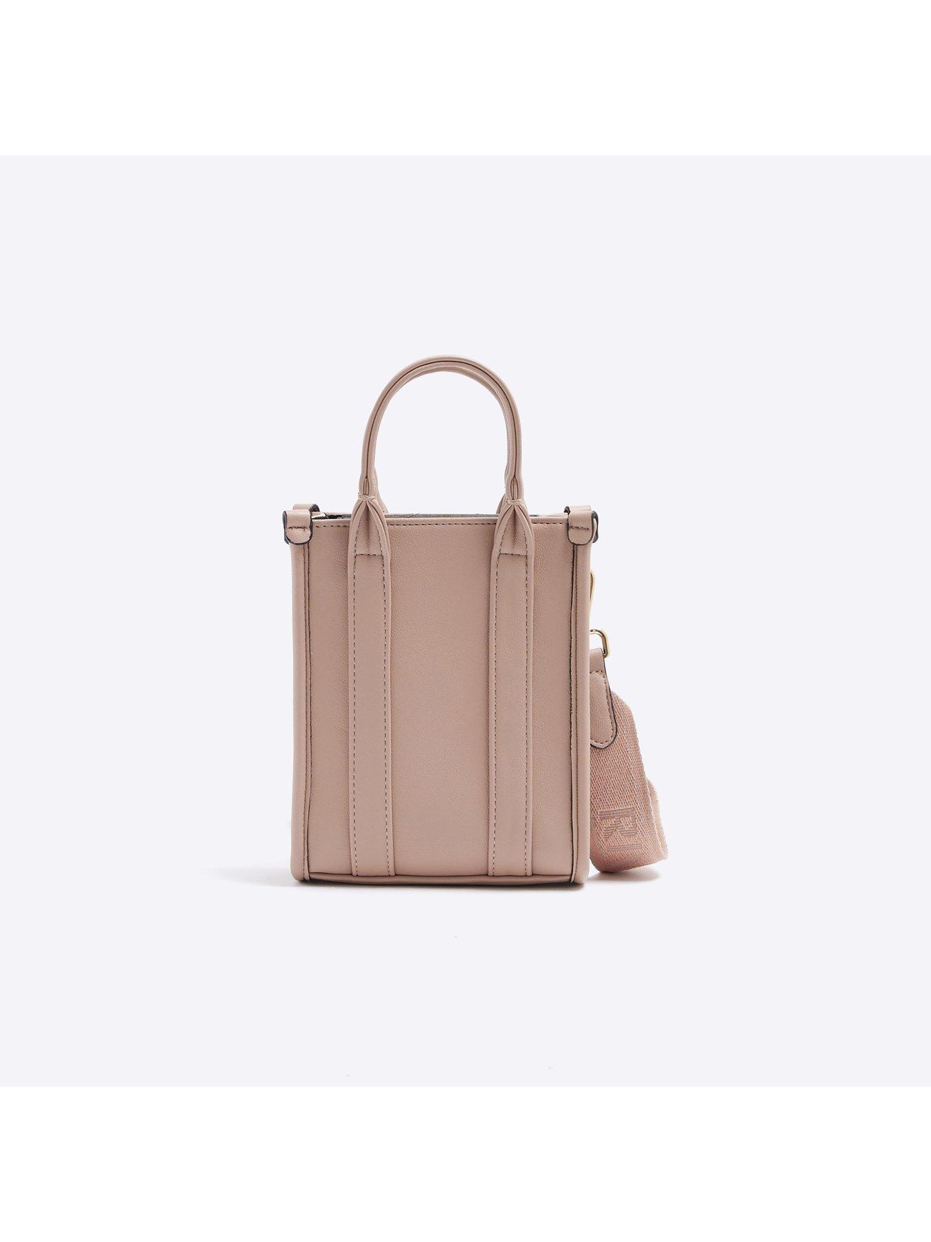 Image 4 of 5 of River Island Mini Debossed Cross Body Bag