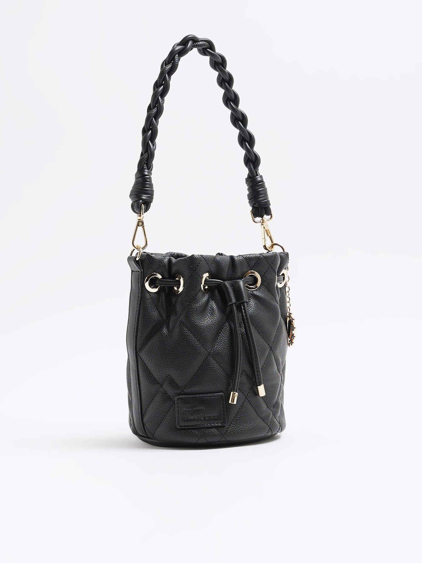 Quilted bucket bag store