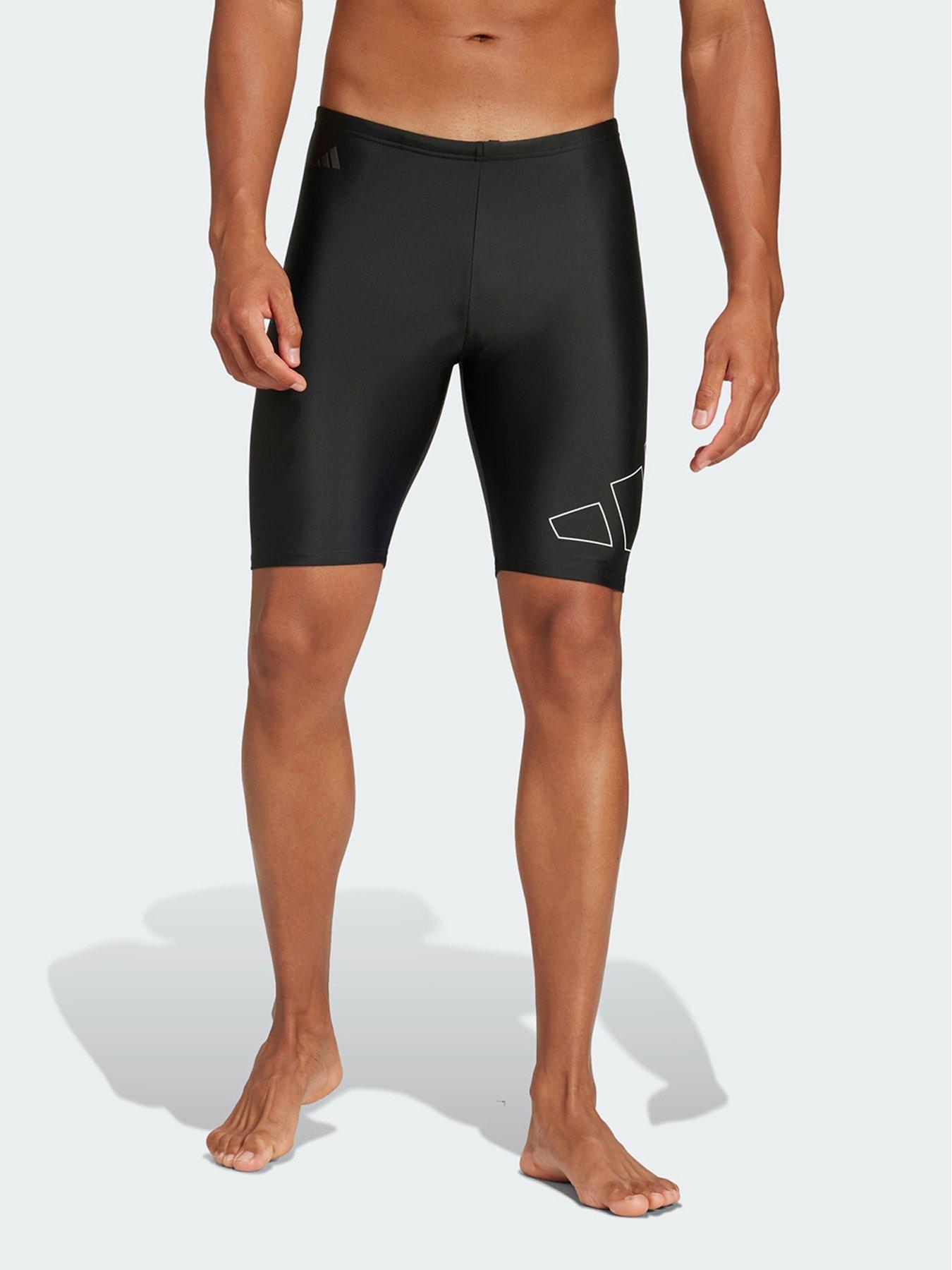 undefined Big Bars Swim Jammers - Black/White