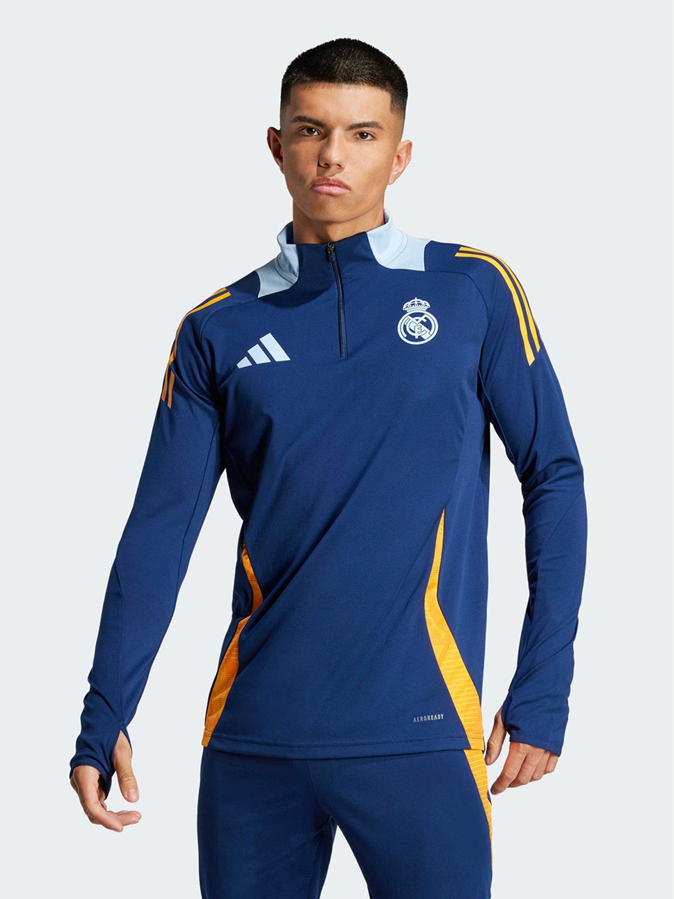 adidas Real Madrid ジャージ ネイビー adidas Real Madrid Tiro 24 Competition Training Top - Dark Blue | Very