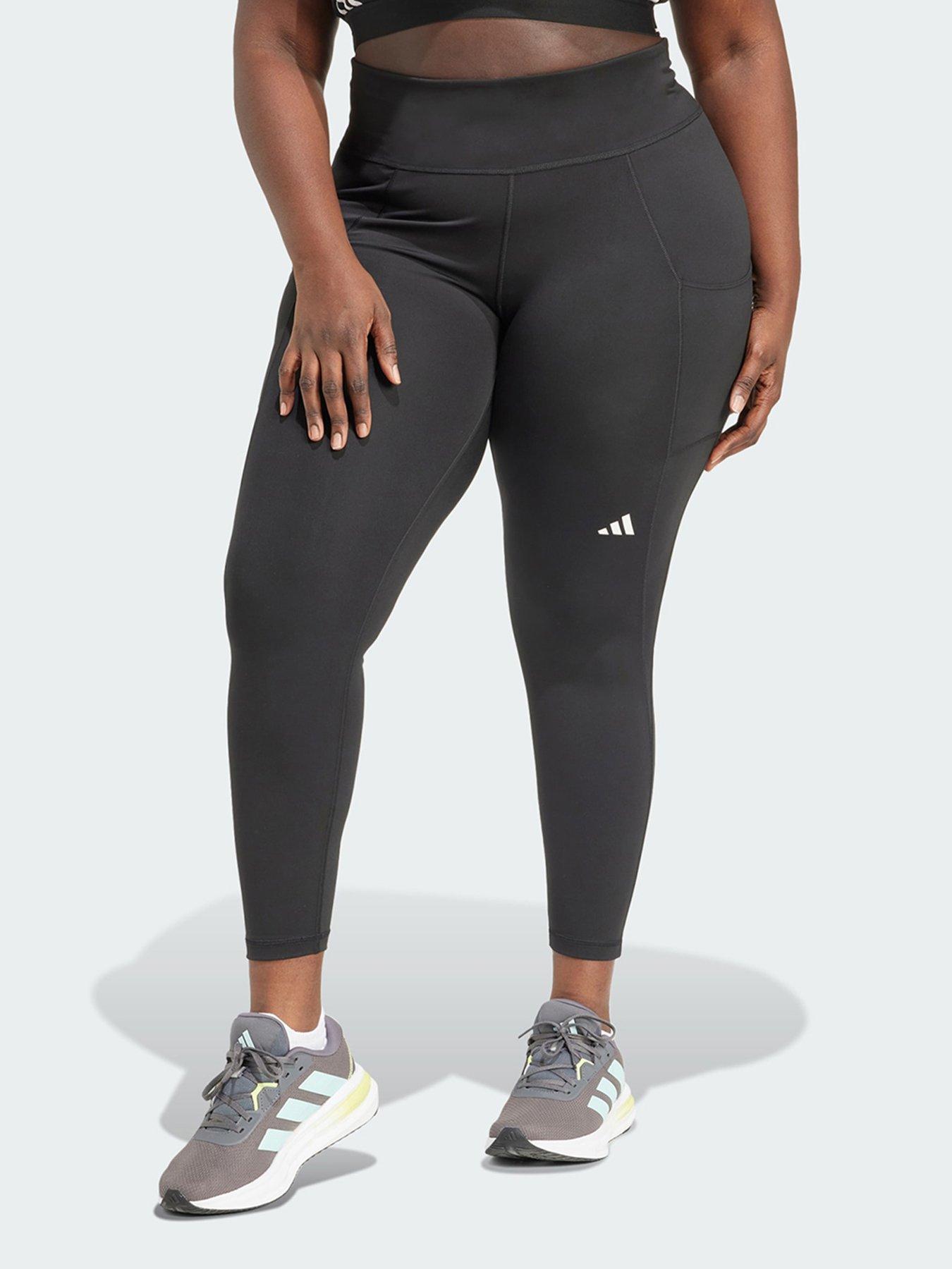 undefined Own the Run 7/8 Leggings (Plus Size) - Black