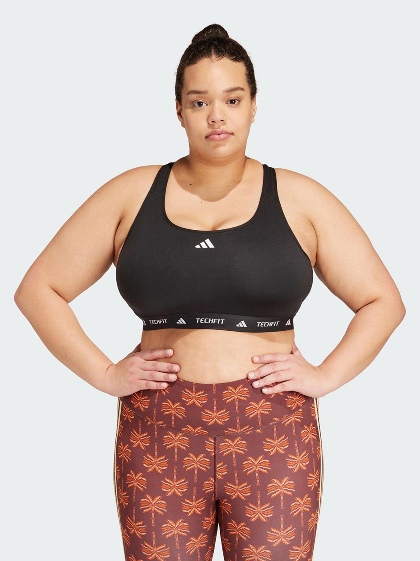 Adidas Techfit Bra (Plus Size) - Black