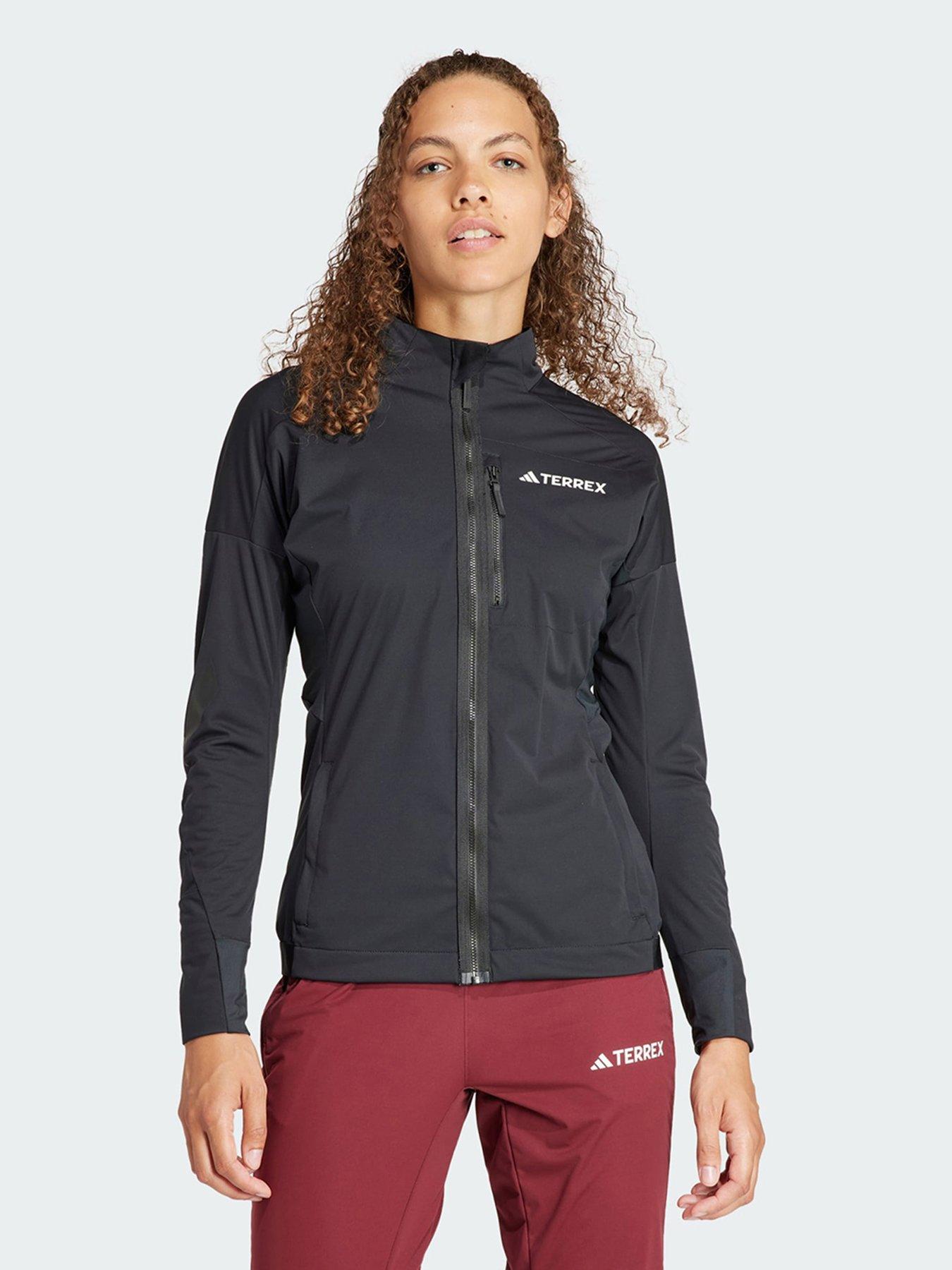 Image 1 of 6 of adidas Terrex Xperior Cross Country Ski Soft Shell Jacket - Black