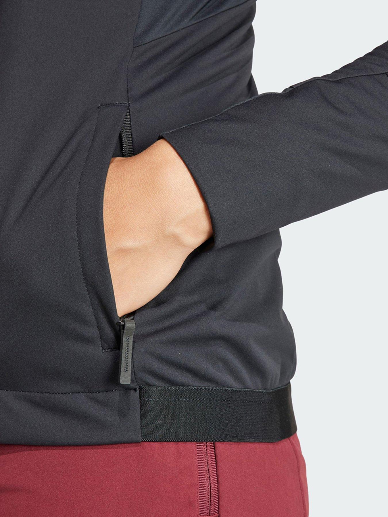 Image 3 of 6 of adidas Terrex Xperior Cross Country Ski Soft Shell Jacket - Black
