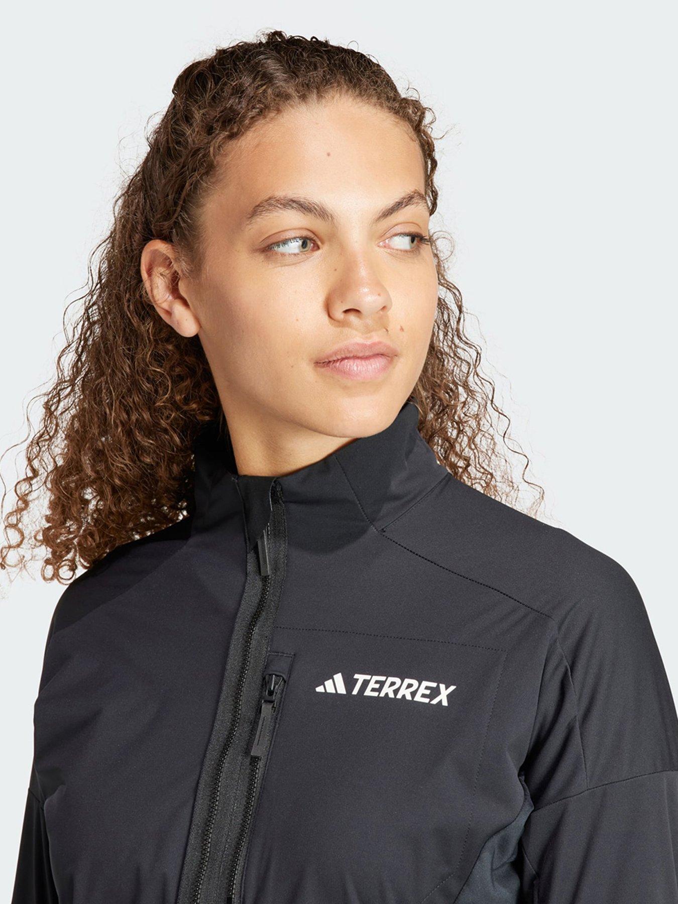 Image 4 of 6 of adidas Terrex Xperior Cross Country Ski Soft Shell Jacket - Black
