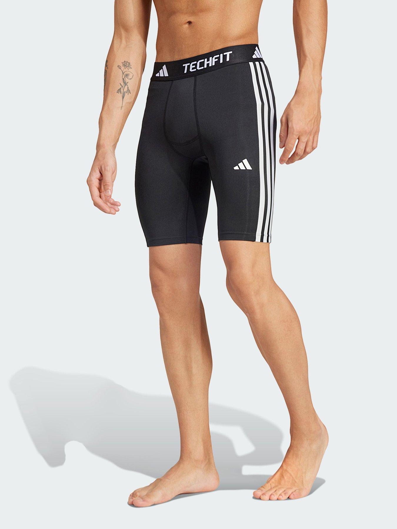 undefined TECHFIT Compression Training 3-Stripes Short Tights