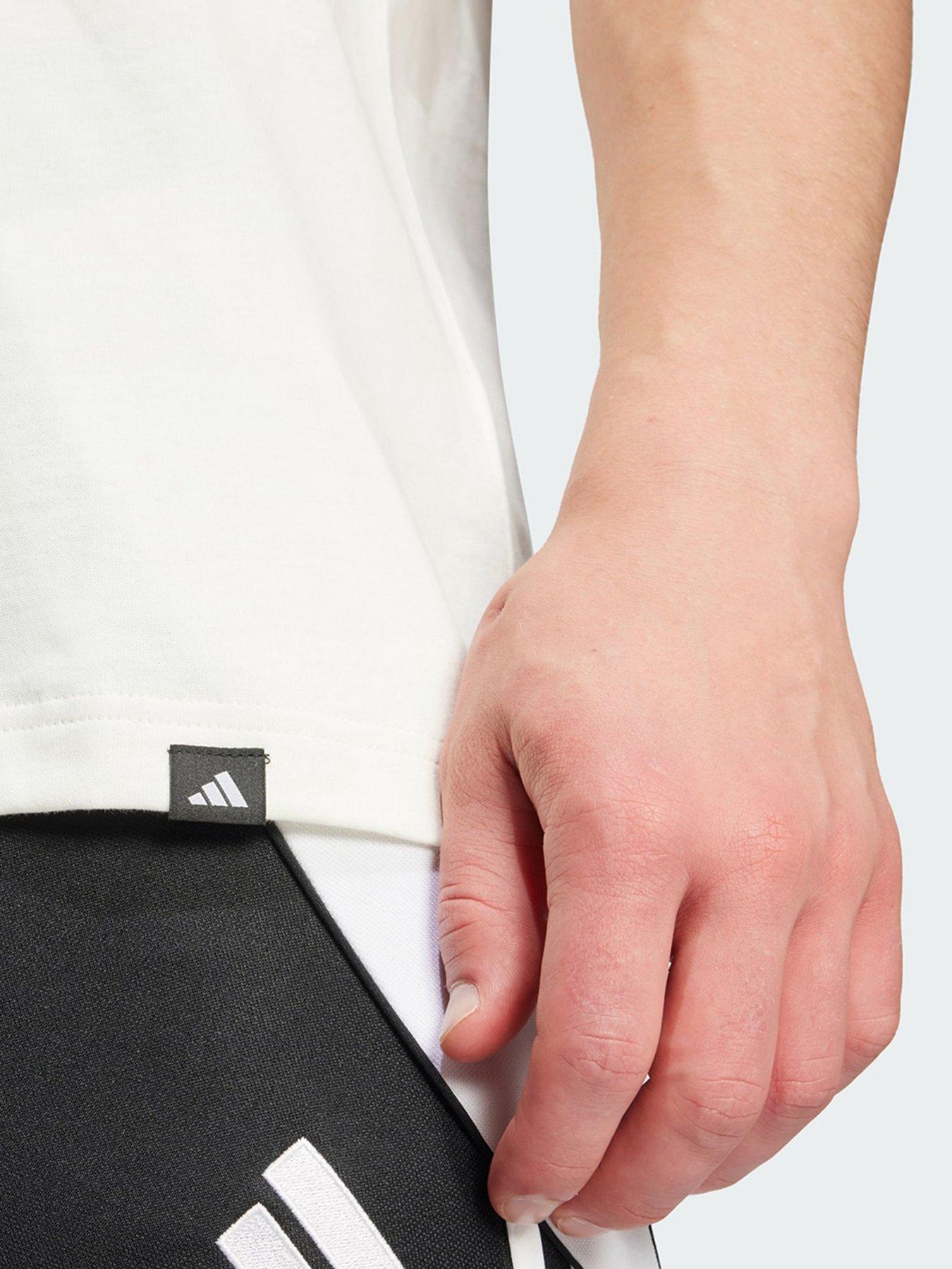 Image 4 of 5 of adidas Football Graphic Tee - White