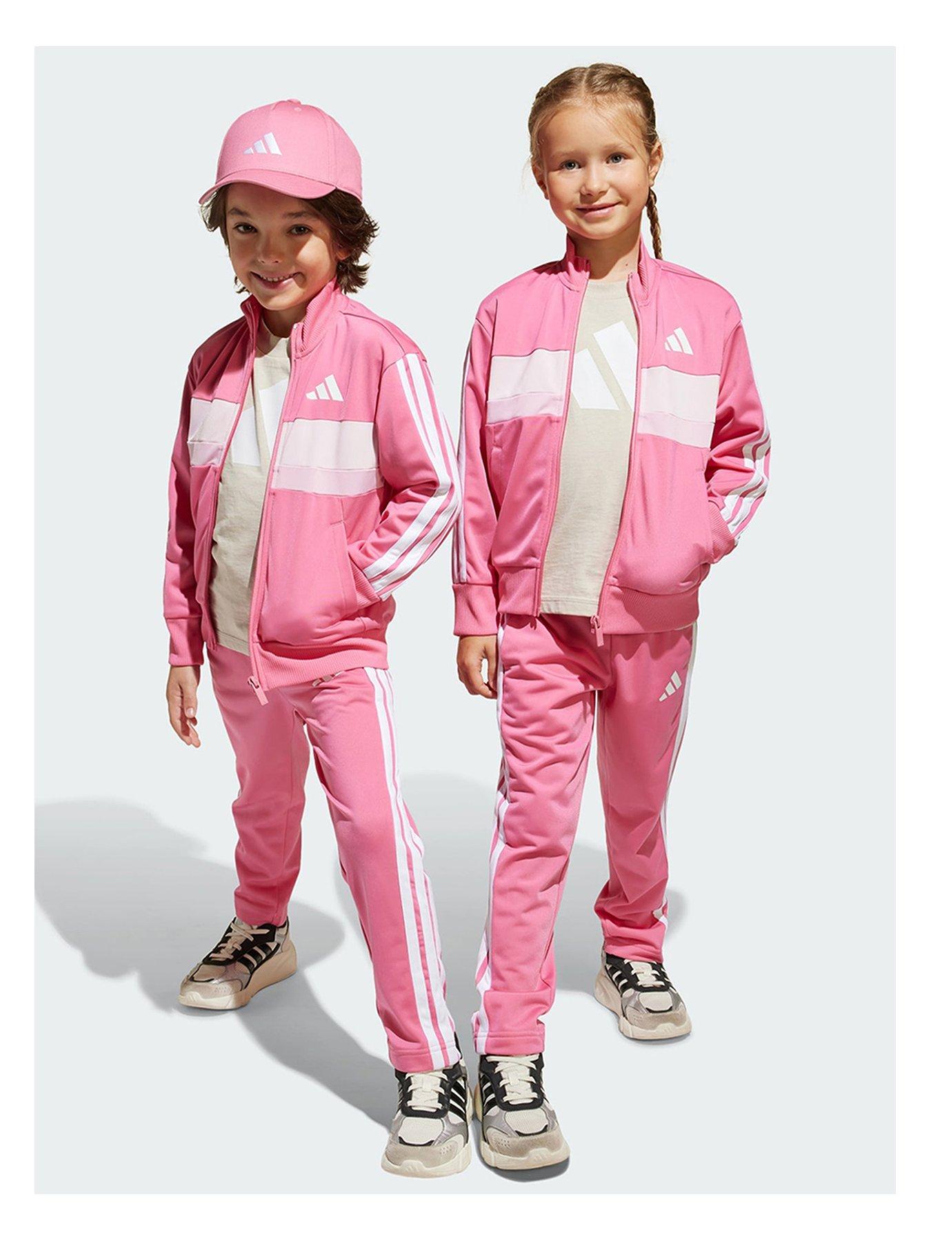 Adidas Seasonal Essentials Tiberio 3-Stripes Tricot Track Suit Kids