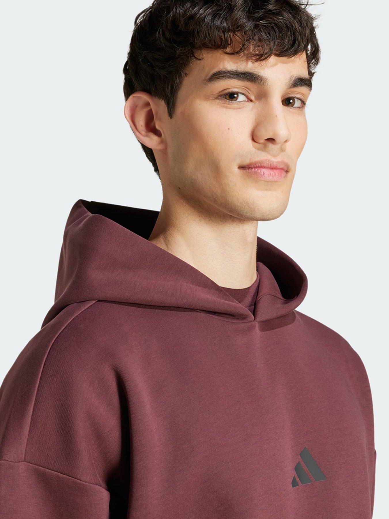 adidas Future Icons 3-Stripes Hoodie Dark Red Very