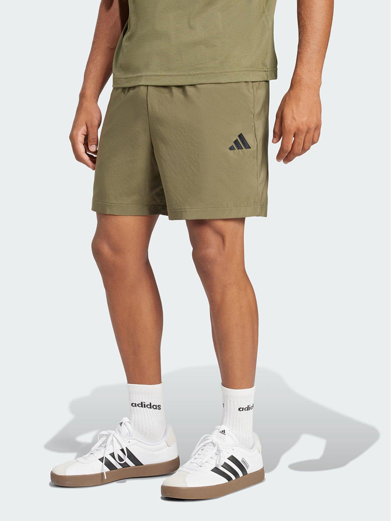 undefined Essentials Small Logo Chelsea Shorts - Black/White