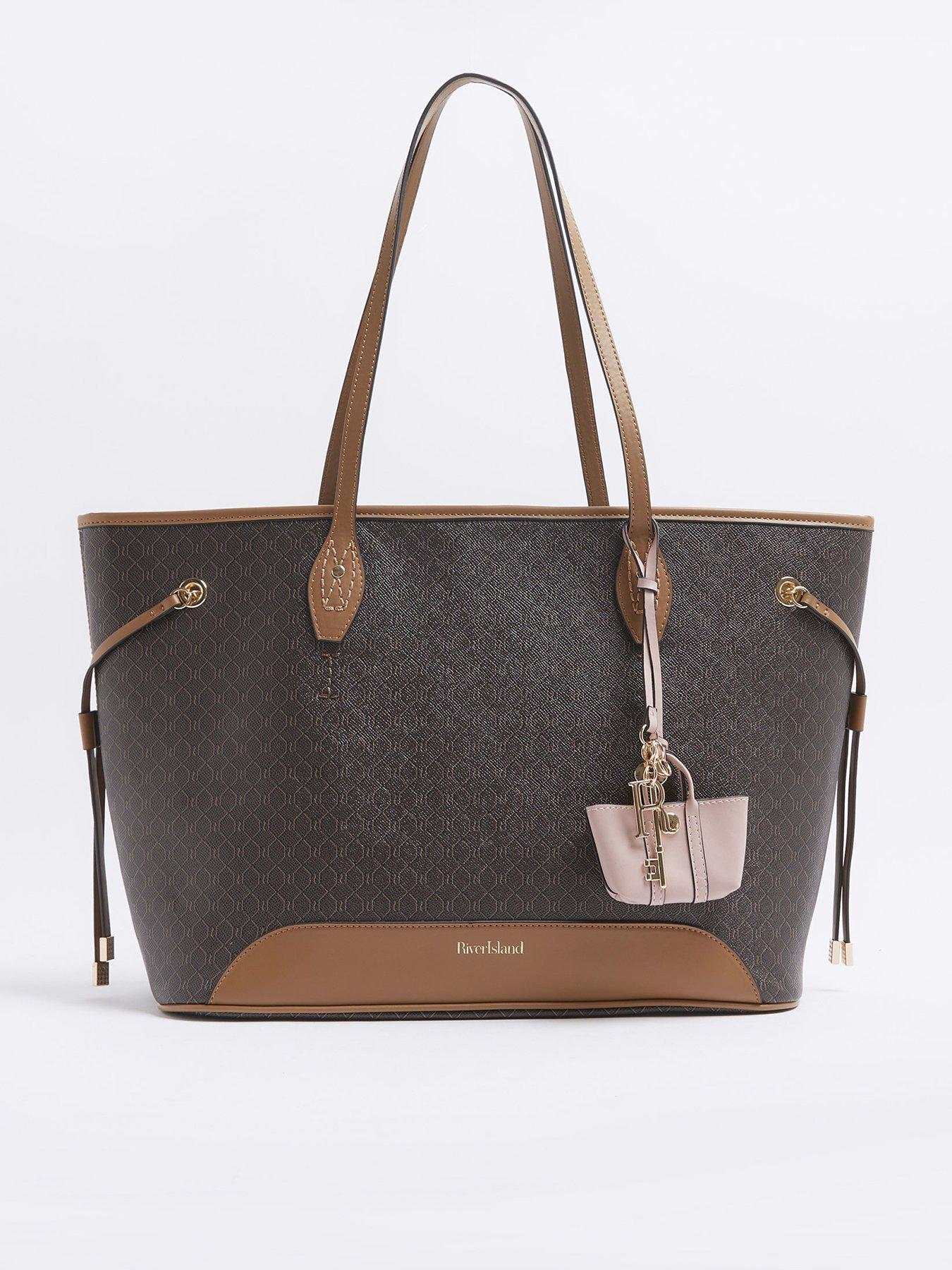 River Island Croc Embossed Tote Bag Very