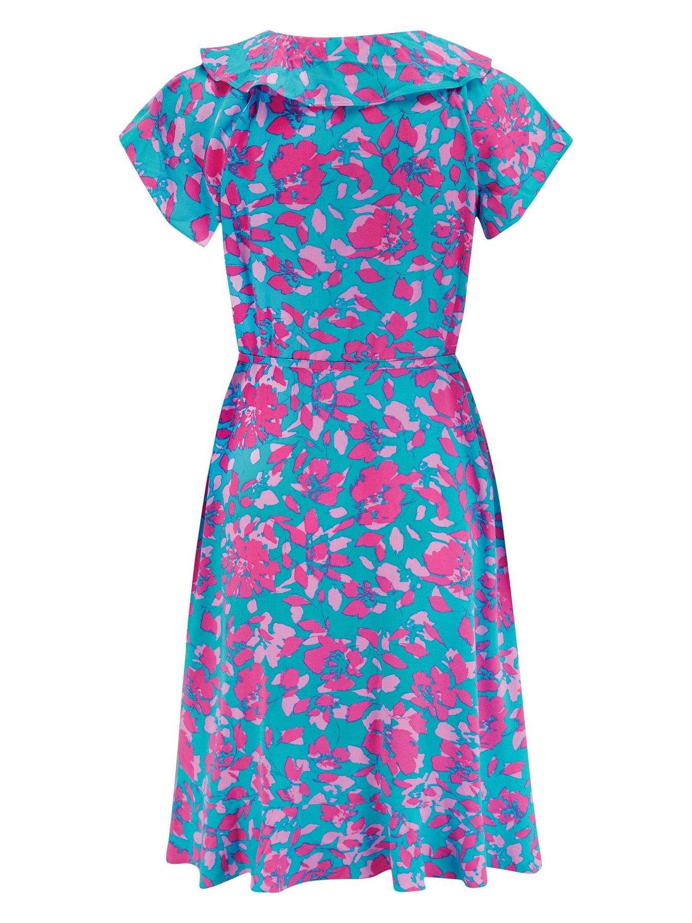 Image 4 of 4 of Pour Moi Frill Wrap Beach Dress
