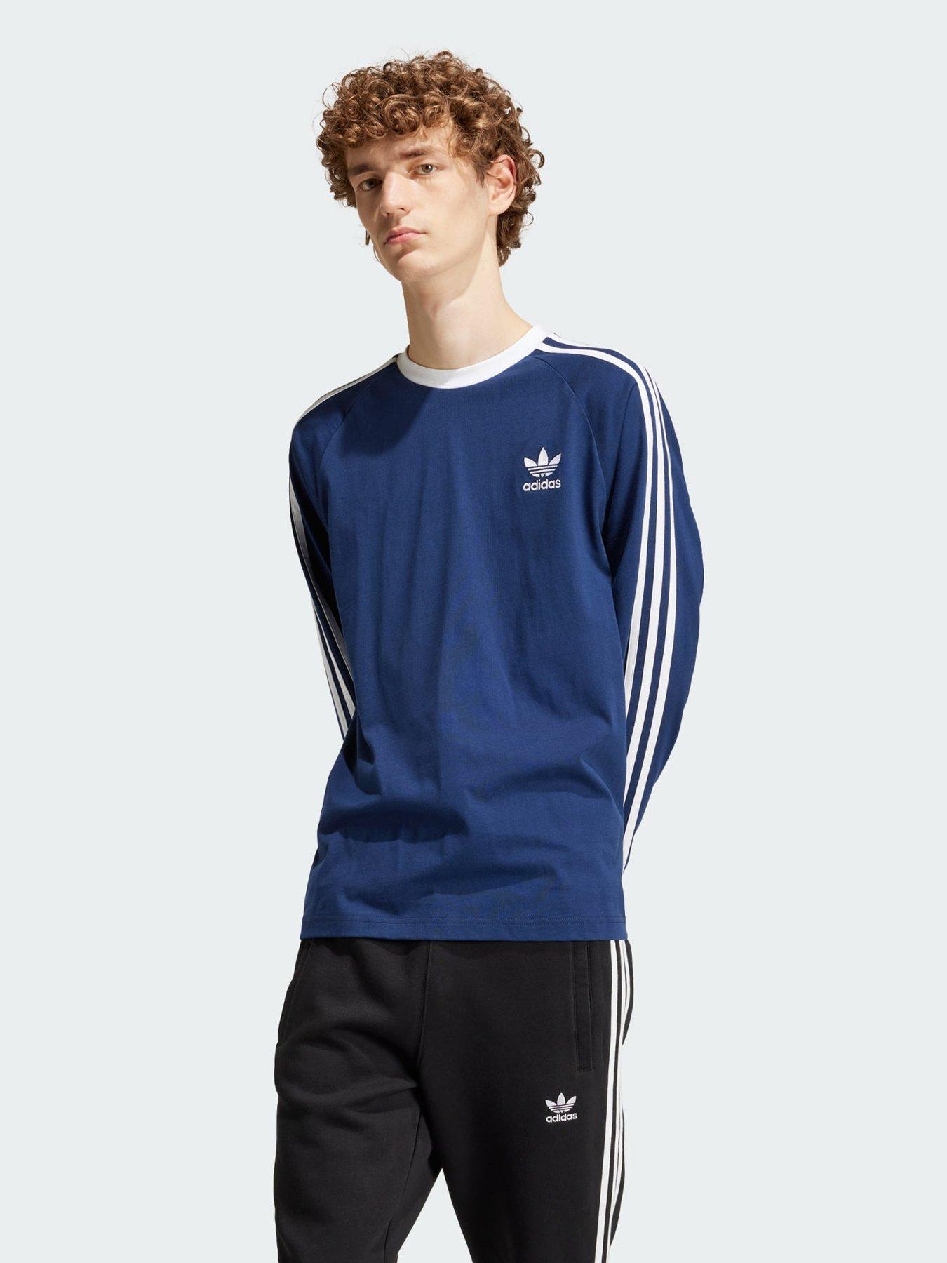 undefined Adicolor Classics 3-Stripes Long Sleeve Tee - Green