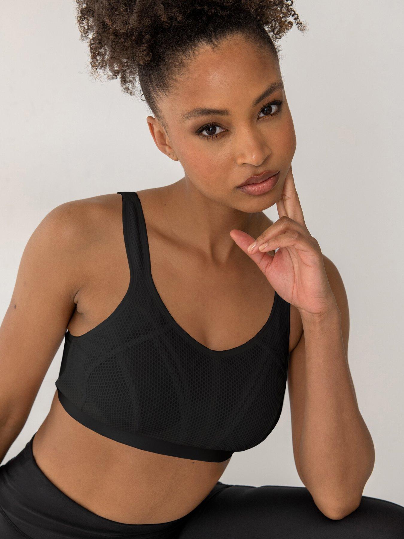 Soutien-gorge De Sport Pour Moi 97001 - Blanc, Sans Armatures, Maintien élevé - NEUF