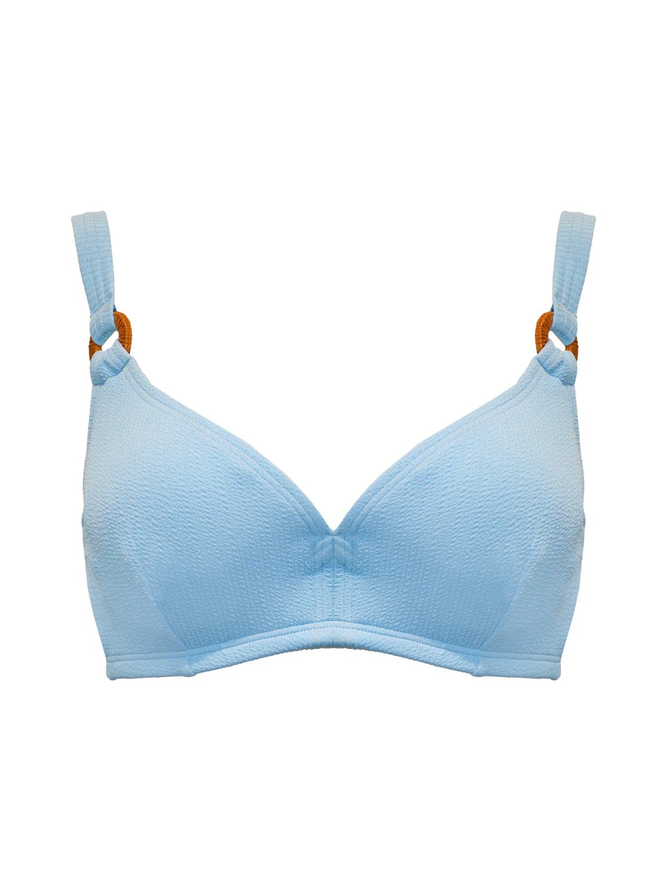 Image 3 of 4 of Pour Moi Cali Hidden Underwired Top - Light Blue