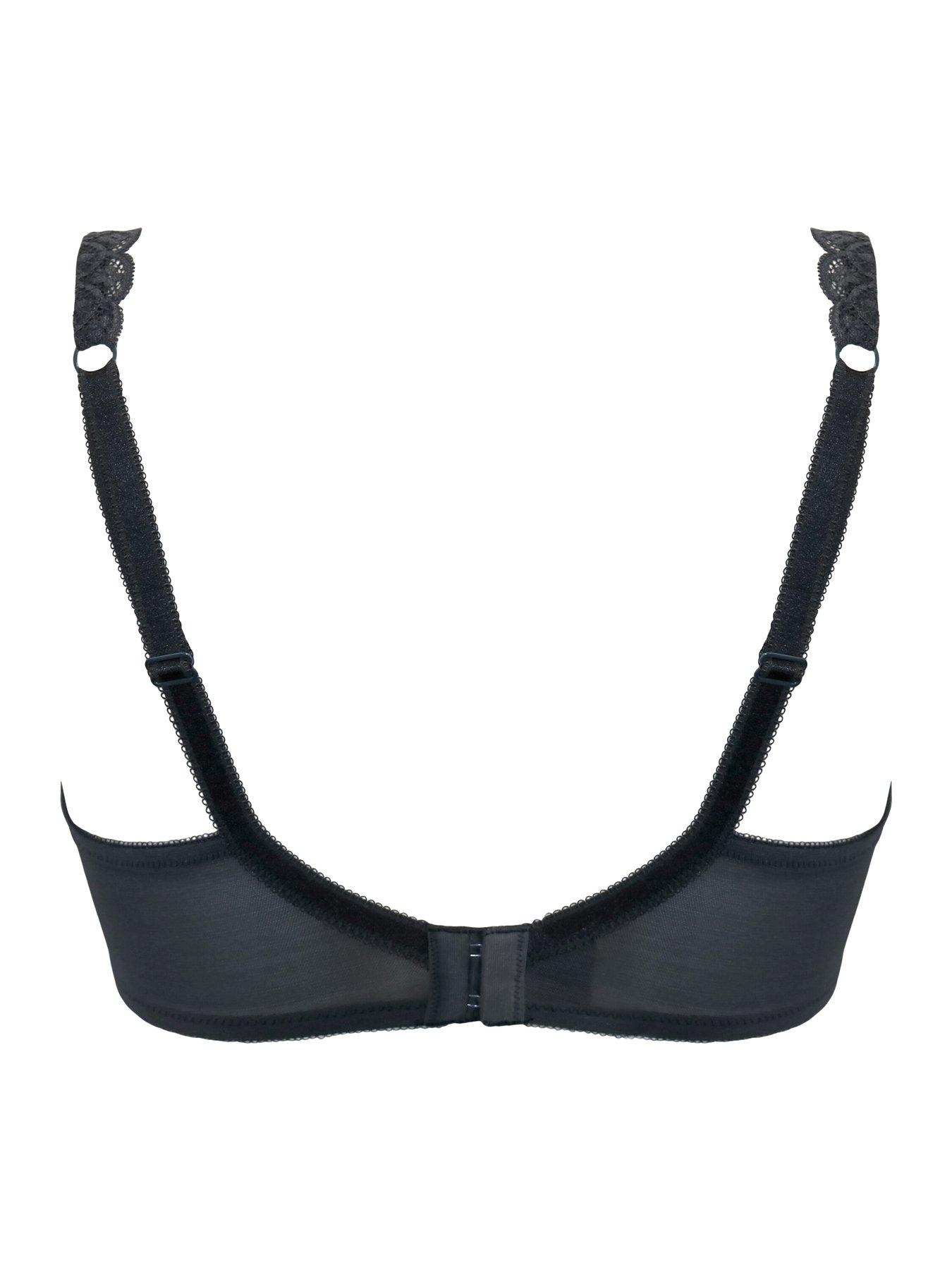 Image 4 of 4 of Pour Moi Rebel Padded Plunge Bra - Grey