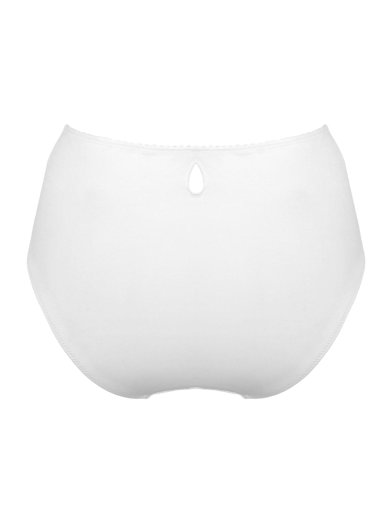 Image 4 of 4 of Pour Moi St Tropez High-Waist Deep Brief - White/Multi