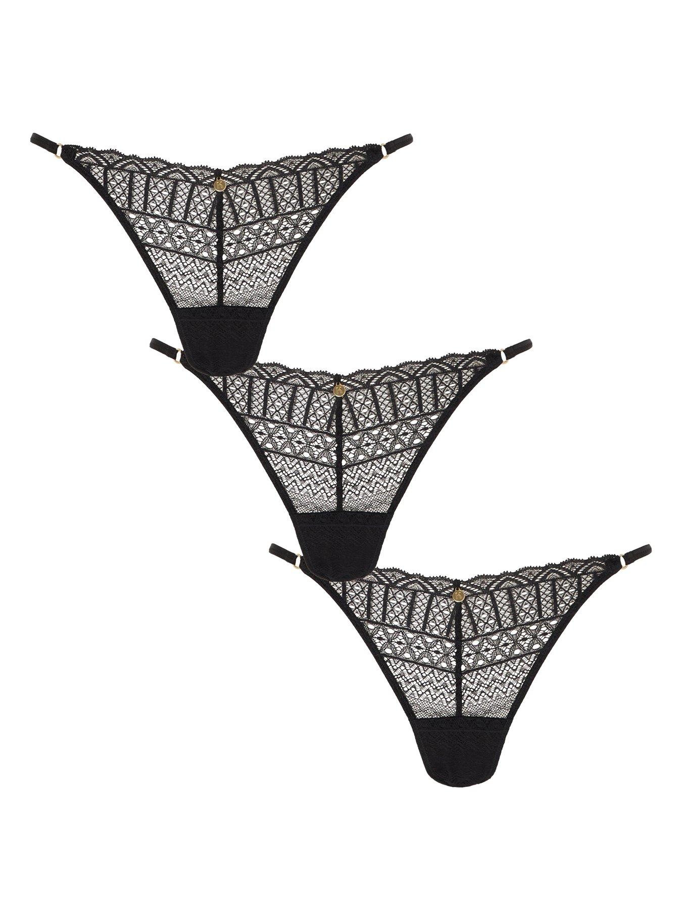 undefined 3 Pack Lace Brazilian