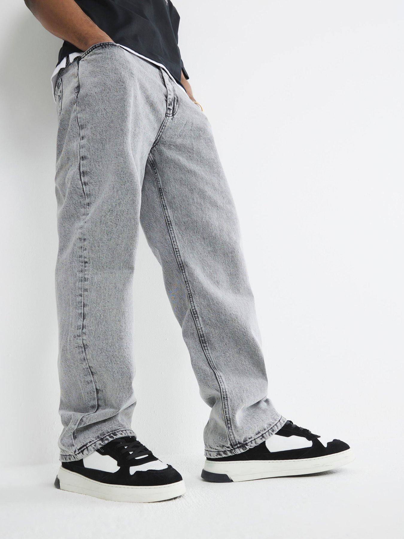 Image 1 of 6 of River Island Denim Loose Fit Jeans