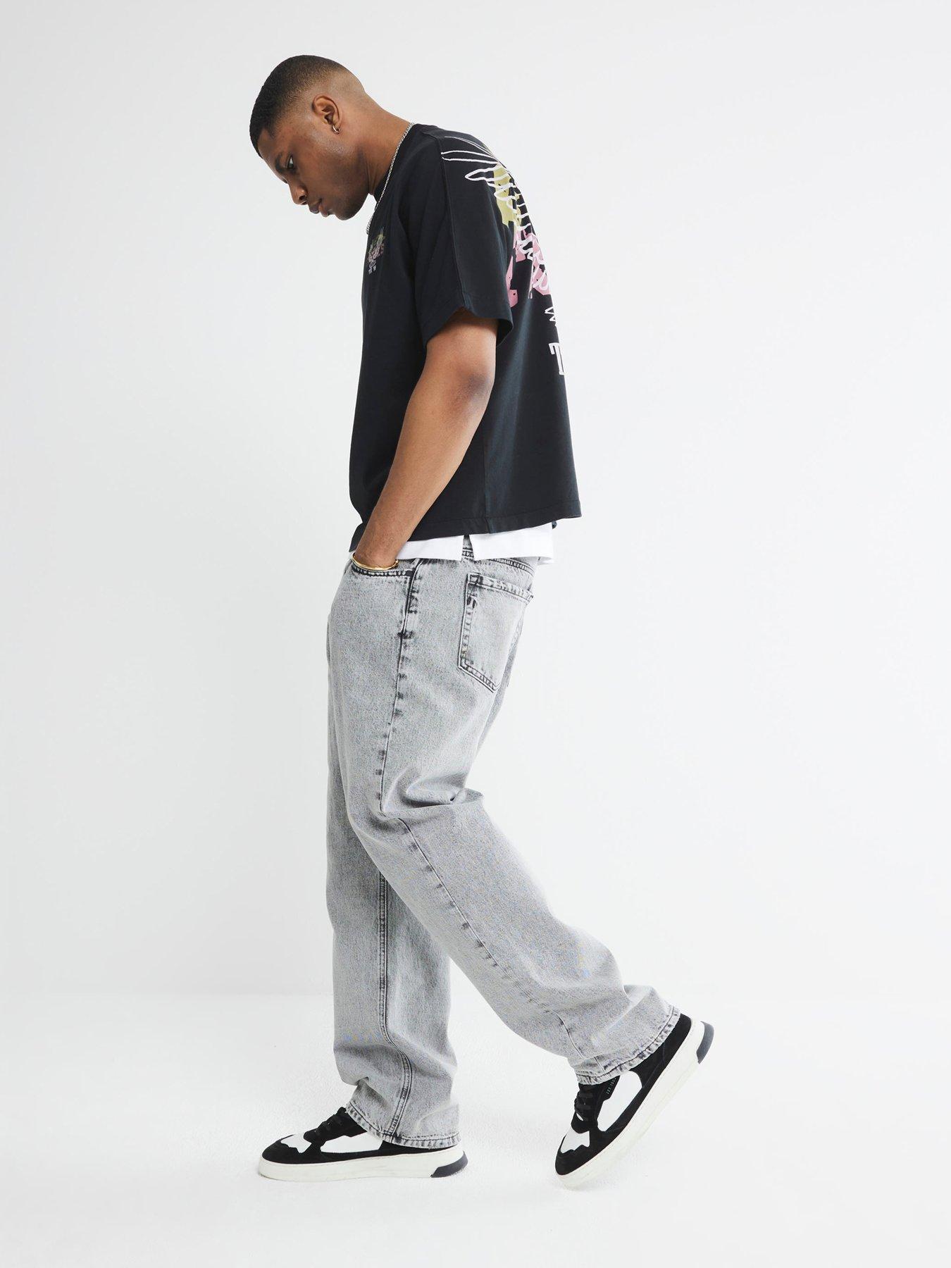 Image 2 of 6 of River Island Denim Loose Fit Jeans