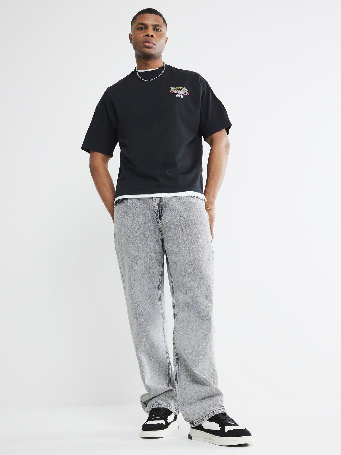 Image 3 of 6 of River Island Denim Loose Fit Jeans