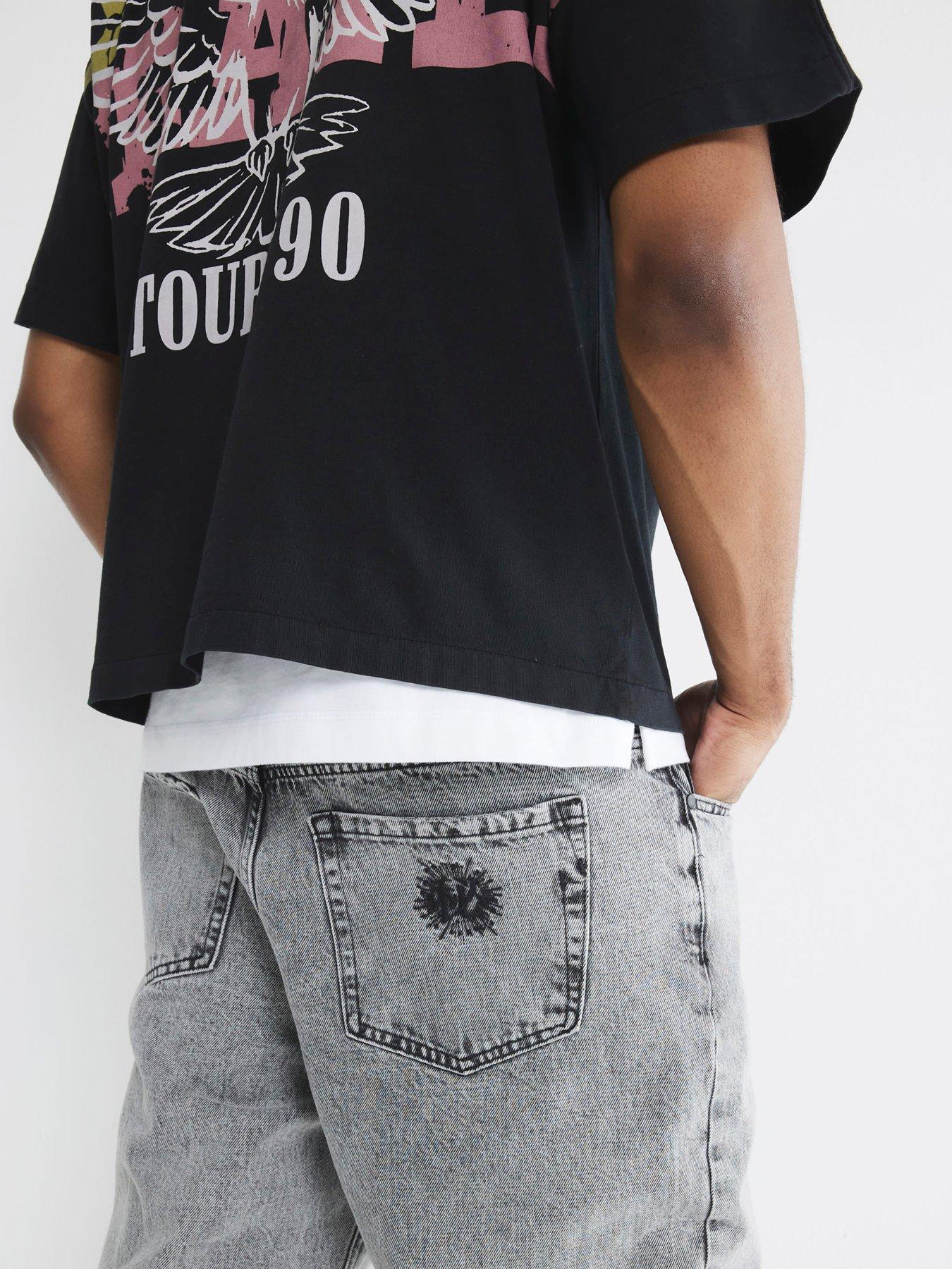 Image 4 of 6 of River Island Denim Loose Fit Jeans