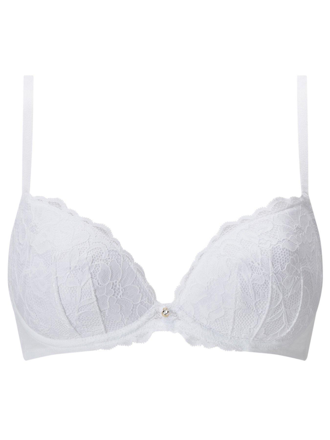 Image 4 of 4 of Ann Summers Sexy Lace Padded Plunge 2pp White A-G Cup