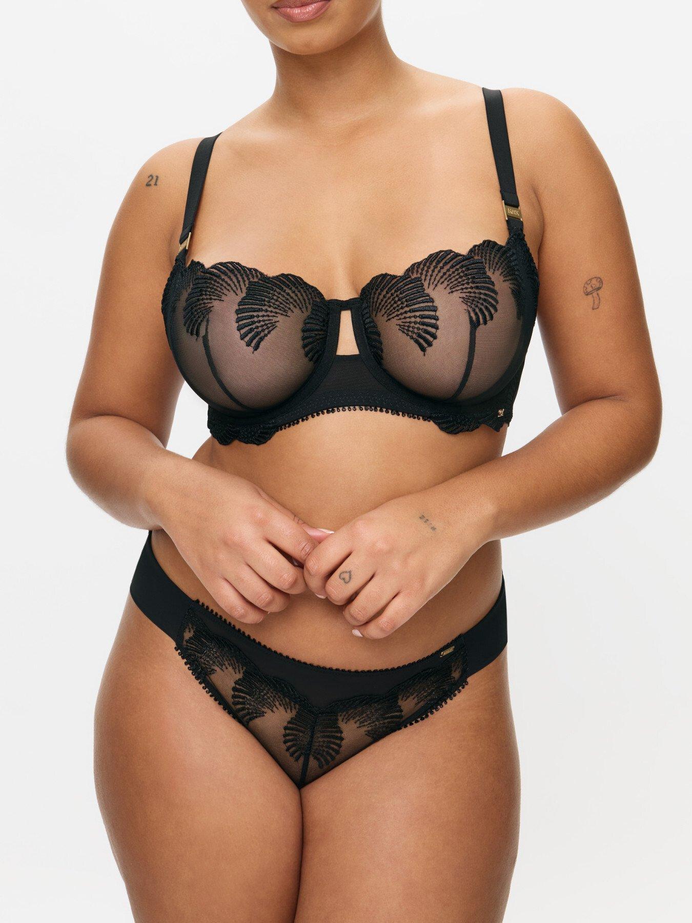 undefined Lana Non-Pad Balcony Bra Black DD+