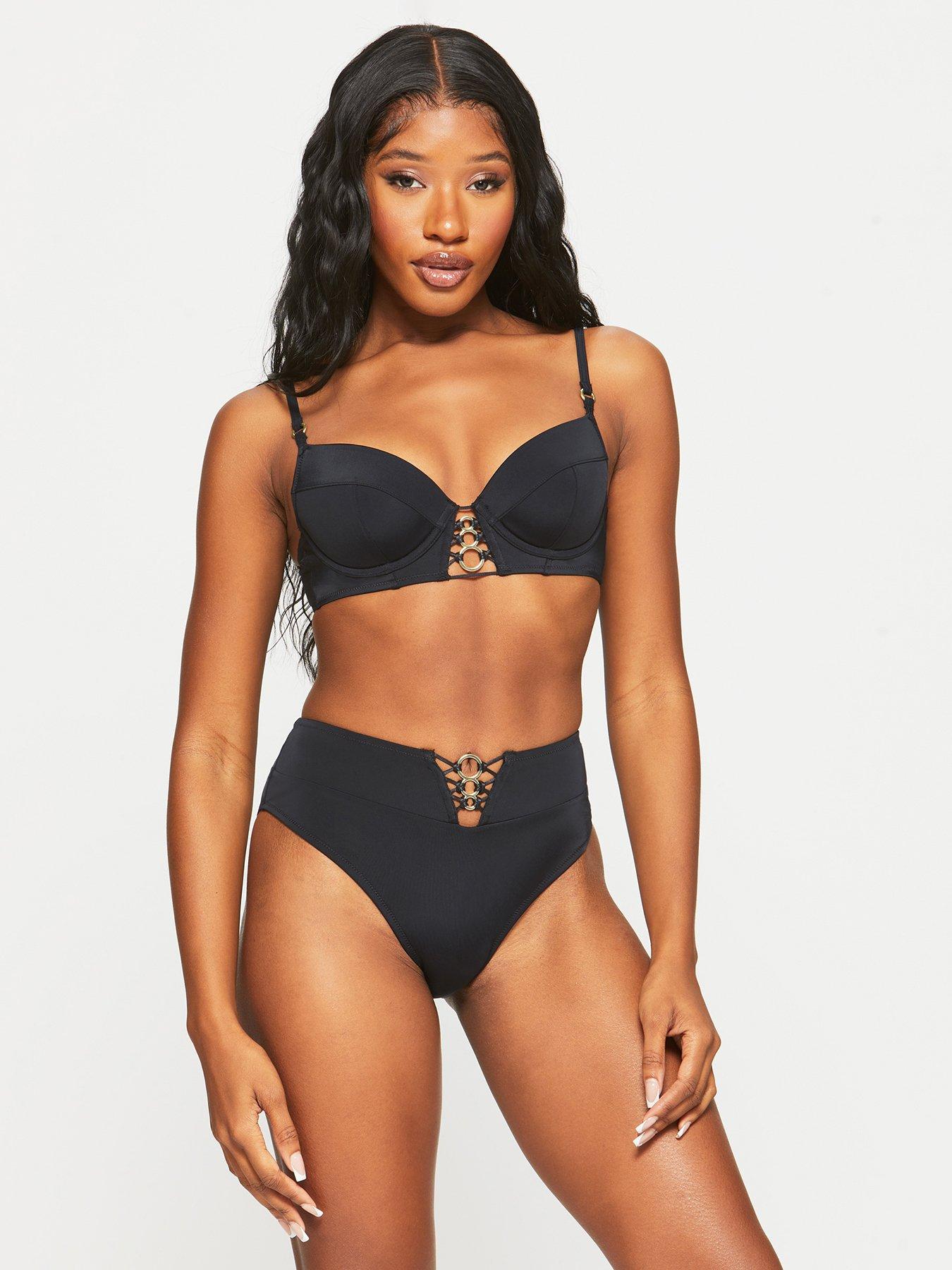 Ann Summers Miami Dreams U/W Bikini Top A-G Cup - Black