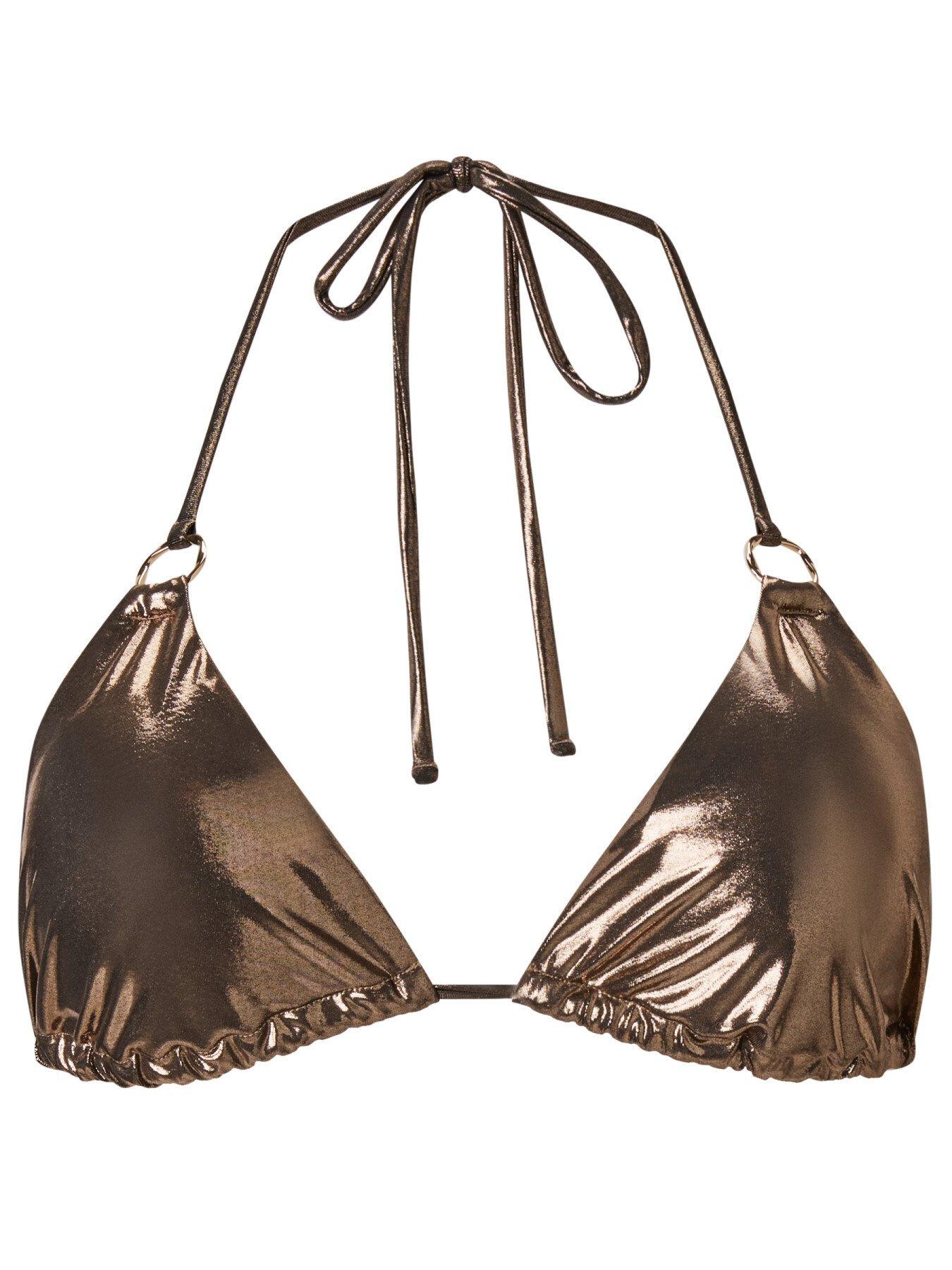 Image 5 of 5 of Ann Summers Bahamas Paradise Triangle Bikini Top - Brown